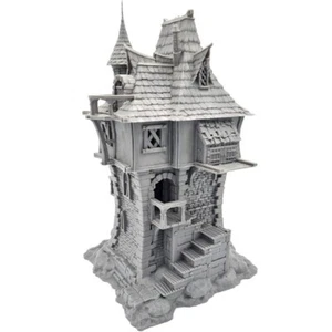 Wargaming MESBG Archmage Tower Terrain 3D Scenery  Manor LOTR D&D WFB - Picture 1 of 12