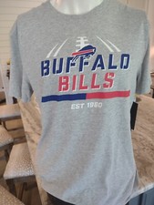 Buffalo Bills EST 1960 NFL Team Apparel Mens T-Shirt Graphic NWT $40 Med 🦬🏈