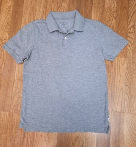 Gap Kids Boys Husky Gray Short Sleeve 1/4 Button Up Collared Shirt Size XXXL - Picture 1 of 8