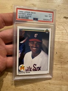 Sammy Sosa Rookie PSA 8 Card Upper Deck Vintage 1990 Chicago White Sox MLB GIFT