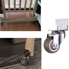 Moving Chair Crib Furniture Casters Wheels Soft Rubber Swivel Caster Roller
