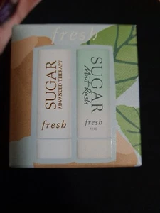 2X Boxen -- Fresh Sugar Advanced Therapy und Mint Rush. 2 Stk. Mini Lippenbehandlungen - Bild 1 von 2