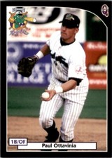 2000 Blueline Q-Cards Norwich Navigators Paul Ottavinia #18
