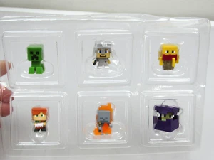 Minecraft Mini All-Stars Confezione da 6 Scheletro Mafia Sgusciato Fiamma Fiammeggiante Alex Steve - Foto 1 di 17