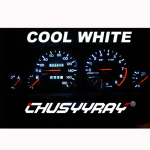 NEW Dash Instrument Cluster Gauge WHITE LED LIGHT KIT Fit 94-98 Ford Mustang - Bild 1 von 2