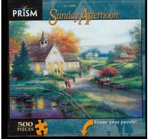Prizm Sunday Afternoon T.C. Chiu 500 piece Jigsaw Puzzle 19" x 14" - Image 1 of 1
