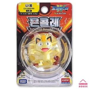 Pokemon MEOWTH Moncolle Mini Figure Academy Takara tomy Korean Toys - Picture 1 of 2