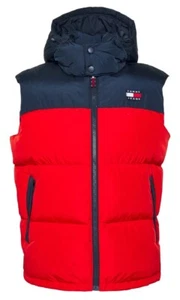 Tommy Jeans Chaleco Puffer Hombre Color Block Alaska Talla M - Imagen 1 de 12