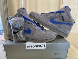 2003 Nike Dunk High Pro SB IRON Sport Royal DETROIT LIONS 305050 241 sz US 11.5 - Picture 1 of 21