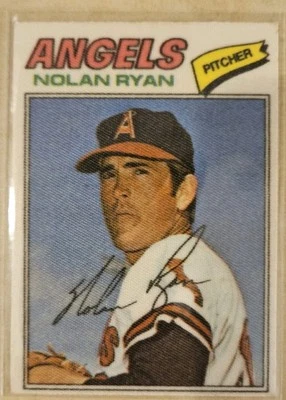 1977 TOPPS CLOTH STICKERS SET BREAK 40 NOLAN RYAN ANGELS - Image 1 of 2