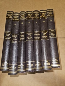 Lands and Peoples Book Set The World in Color Full 7 Volume Grolier Society 1956 - Bild 1 von 4