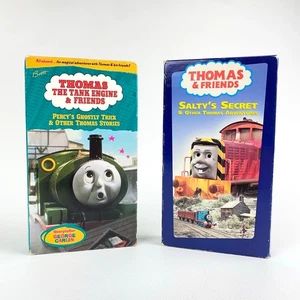 Lot of 2 Vintage Thomas & Friends VHS: Salty's Secret & Percy's Ghostly Trick - Picture 1 of 7