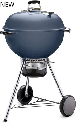 Parrilla de carbón Weber Master-Touch 22", azul pizarra, solo parrilla Foto 1 de 4