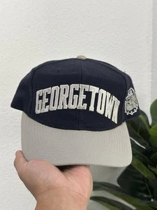 Vintage 90s Georgetown Hoyas Starter Arch Two Tone NCAA College Wool SnapBack - Bild 1 von 10