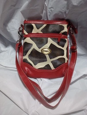 Dolce & Gabbana Giraffe Print/Red Bag - Image 1 of 4