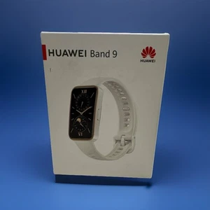 HUAWEI Band 9 White- Bluetooth, iOS & Android - BRAND NEW - FREE DELIVERY - Zdjęcie 1 z 3