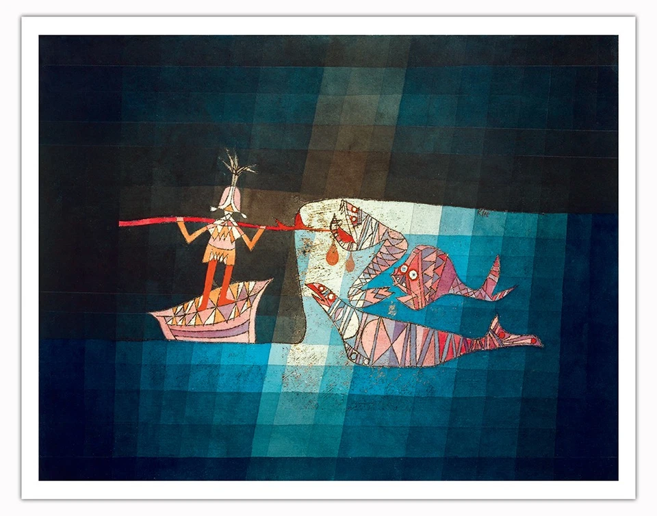 Escena de batalla de la ópera divertida y fantástica - The Seafarers de Paul Klee 1923 Foto 1 de 1