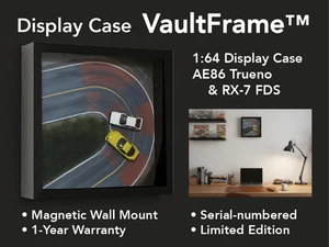 1:64 Display Case Magnetic Wall Mount | VaultFrame™ | Limited Edition Diecast Fr - Picture 1 of 21
