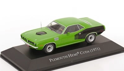 1:43 Altaya Plymouth Hemi Cuda 1971 green/black