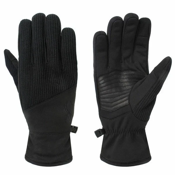 Guantes de punto térmico Spyder Core - Pantalla táctil compatible con palma de cuero Foto 1 de 2