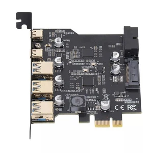 PCIe Zu USB 3.2 Karte 5 Port PCIe Erweiterungskarte 2 USB Typ C Für OS X - Afbeelding 1 van 11