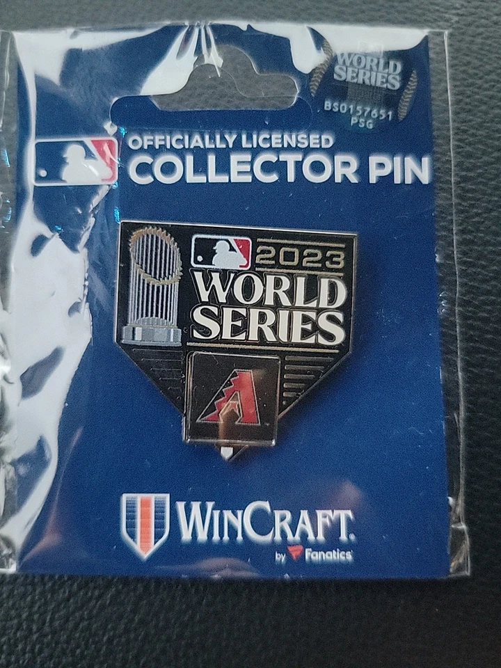 Arizona Diamondbacks 2023 World Series  Shaped Pin - Image 1 of 1