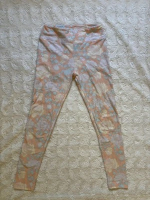 Leggings LuLaRoe Talla Única OS Coloridos Florales Pasteles Súper Suaves Foto 1 de 4