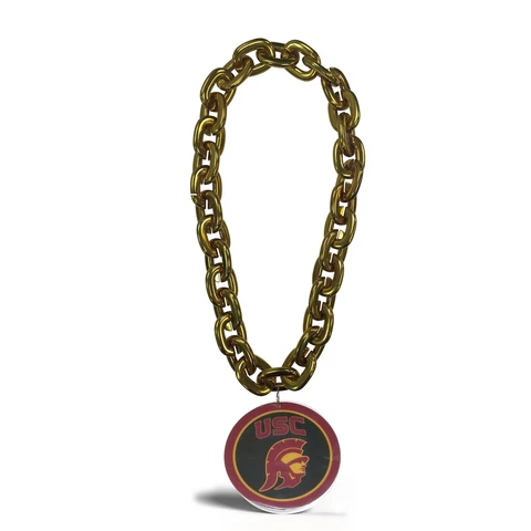 USC Trojans NCAA Touchdown Fan Chain 10 Inch 3D Foam Necklace Cover