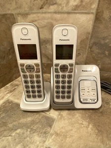 Panasonic KX-TGD530 Cordless Telephone w Digital Answering Machine 2 headsets - Picture 1 of 10