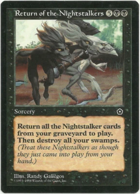 Magic the Gathering x1 Return of the Nightstalkers Portal Second Age Rare NM - Image 1 of 2