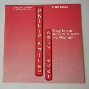PHILIP BAILEY & PHIL COLLINS MAXI 12'' EASY LOVER - Imagen 1 de 2