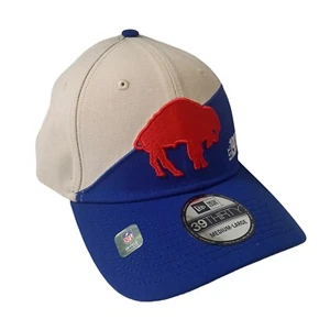 Buffalo Bills New Era 39THIRTY NFL Retro Logo Sideline Stretch Hat Medium/Large - Picture 1 of 9