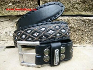 SENDRA BOOTS Gürtel Schlangenleder Python Belt Ledergürtel Handarbeit Spanien - Imagen 1 de 2