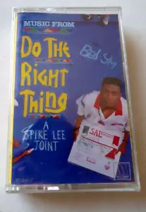 Do The Right Thing A Spike Lee Joint Soundtrack 1989 Sealed Cassette Cut Out - Picture 1 of 3