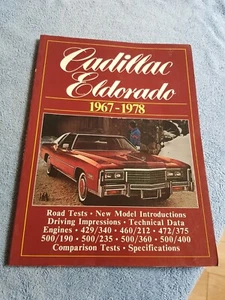 Cadillac Eldorado 1967-1978 Brooklands Roadtest Portfolio Book 429 460 472 500 - Picture 1 of 18