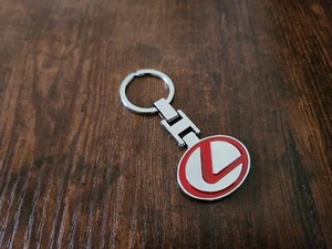 Lexus F-Sport SC300 GS430 LS500 LC500h  Keychain Chrome and Red BRAND NEW 2025 - Picture 1 of 3