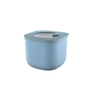 Guzzini Matt Mid Blue 750ml Square Shallow Airtight Store & More Container w/Lid - Picture 1 of 5