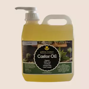 2L Castor Oil โ Cold-Pressed, Organic, Pure, Ideal for Hair & Skin Care - Picture 1 of 2
