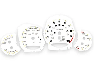 Porsche 911 991 GT3RS Tachoscheibe Speedometer Cluster Dial Gauge Tacho km/h - Bild 1 von 4