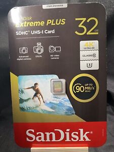 SanDisk Extreme HD Video 32GB, Class 10 30MB/s - SDHC UHS-I Card - Retail -...
