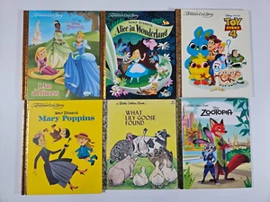 6 x Disney Mary Poppins Toy Story Little Golden Books Treasure Cove Story Bundle - Picture 1 of 9