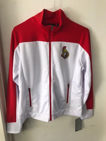 Ottawa Senators Women’s Large Full Zip Jacket New Nhl GIII Hockey Cover