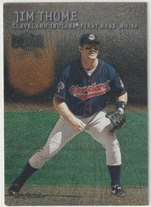 Jim Thome 2000 Fleer Skybox Metal Refractor #41 Cleveland Indians - Picture 1 of 2