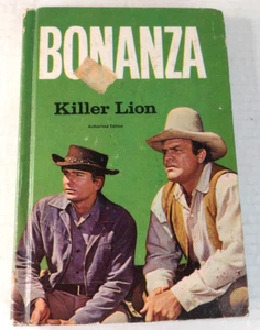 Bonanza Killer Lion 1966 Hardcover Buch TV Show Foto Cover Whitman autorisiert - Bild 1 von 9