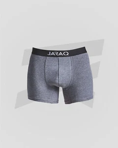 JARAQ Baumwolle Boxershorts Herren 6er Pack für Männer Grau - Bild 1 von 3