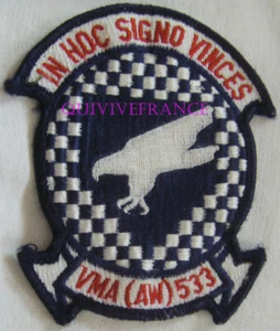 PUS633 - Marine All-Weather Fighter Attack Squadron 533 VINTAGE PATCH - Picture 1 of 2