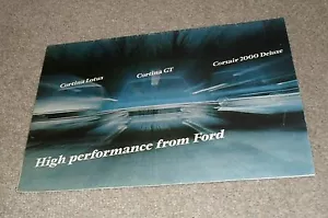 Ford Cortina Lotus Cortina GT Corsair 2000 Deluxe Brochure 1967 - Picture 1 of 4