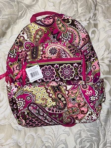 Vera Bradley Campus Rucksack Very Berry Paisley Neu mit Etikett - Bild 1 von 3