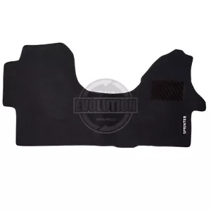 Tapetes para furgoneta a medida EVS negros para adaptarse a Mercedes Sprinter 2006 a 2017 - Imagen 1 de 6