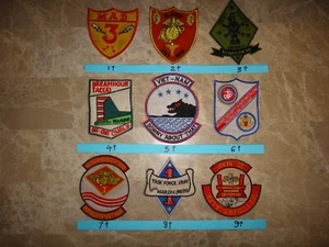 9 Vietnam War USMC Marine Patches @ $10/each patch - Picture 1 of 5